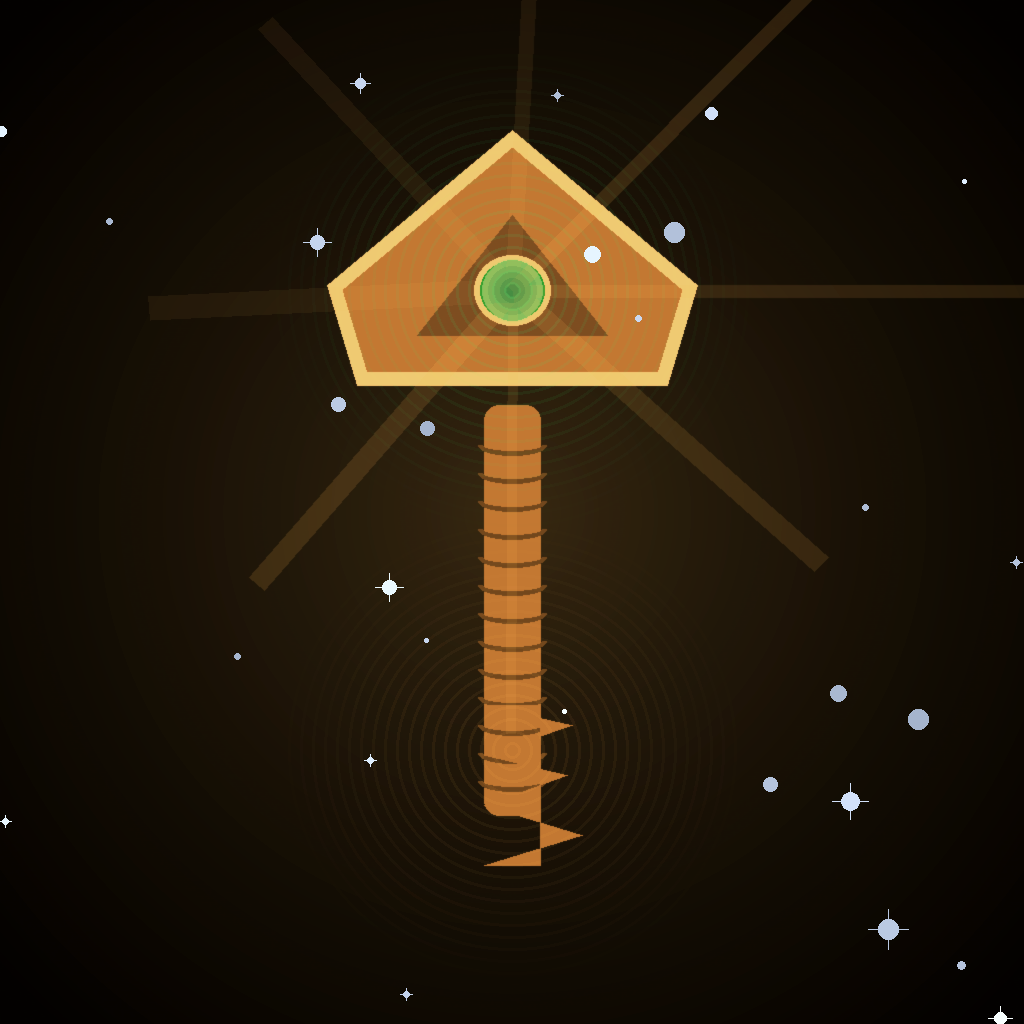 Bronze skeleton key for Creatures and Lore