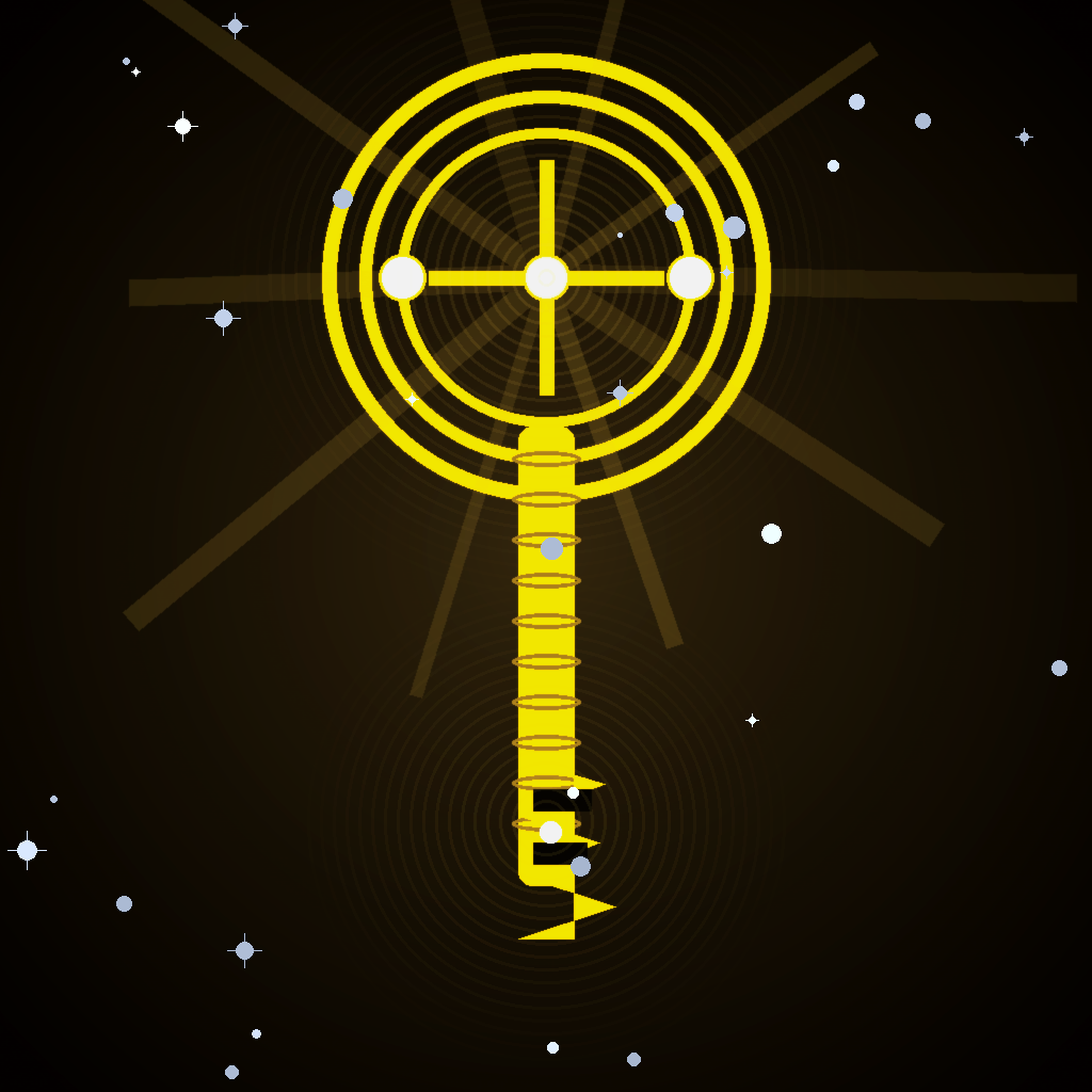 Golden skeleton key for the Character Files